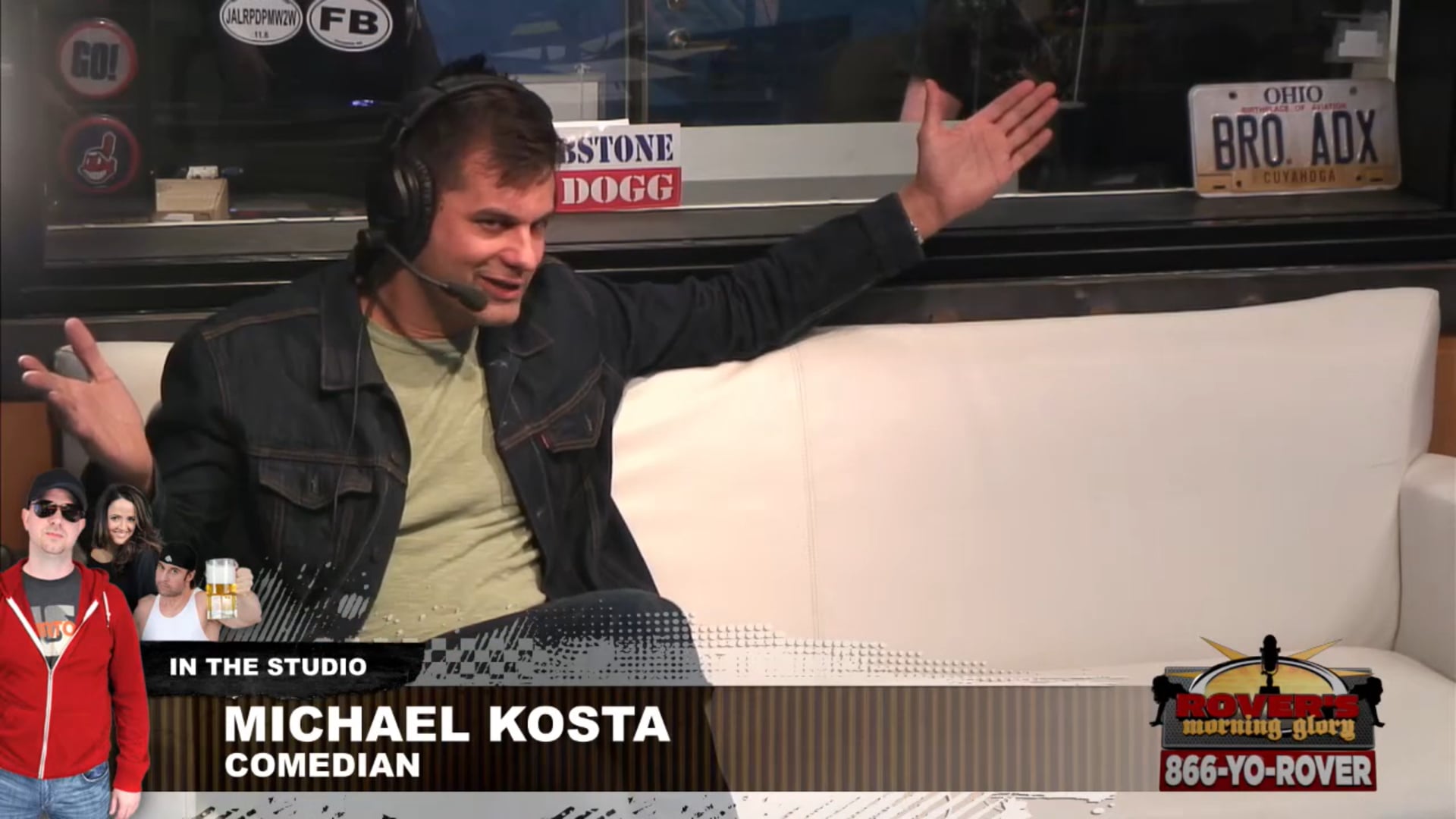 Comedian Michael Kosta full interview Rover's Morning Glory